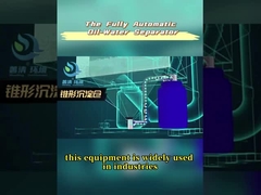 เครื่องแยกน้ํามันและน้ําแบบอัตโนมัติเต็ม